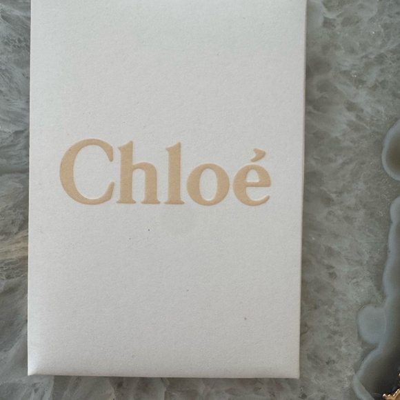 Chloé Navy Embossed Crocodile Leather Top Handle Bag w/Shoulder strap - Picture 10 of 10